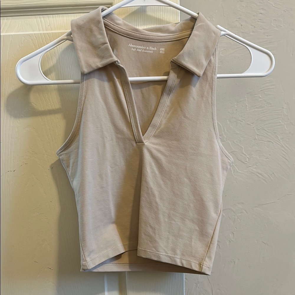 Abercrombie & Fitch Cropped Polo Tank